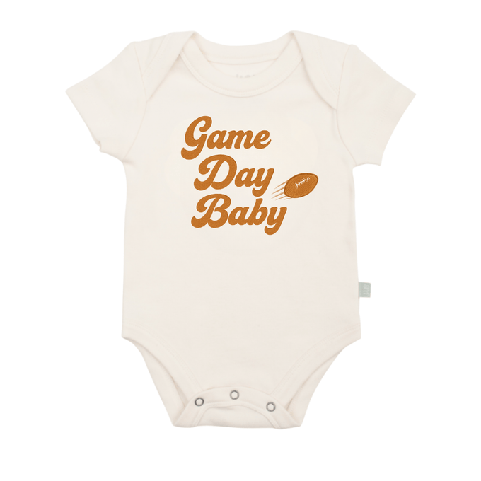 Baby graphic bodysuit | Game Day Baby finn + emma