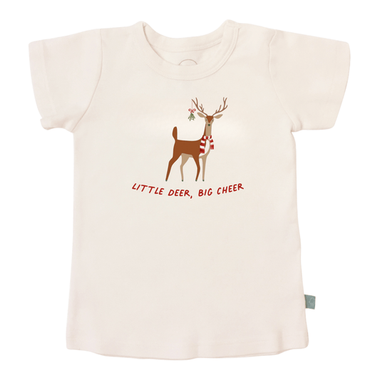 Baby graphic tee | little deer big cheer finn + emma