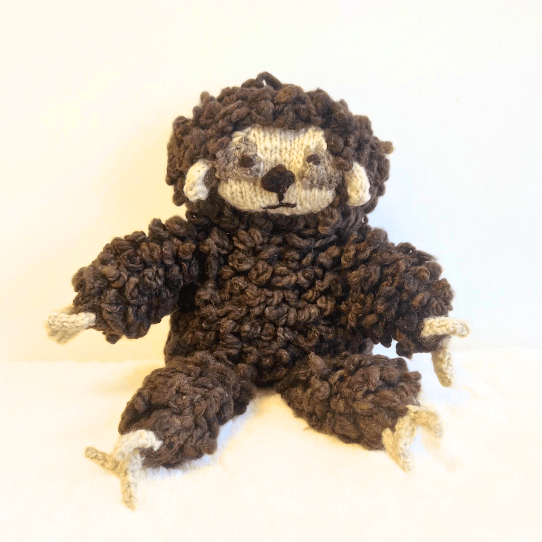 Baby Wool Knit Buddy  | Sunny the Brown Sloth finn + emma