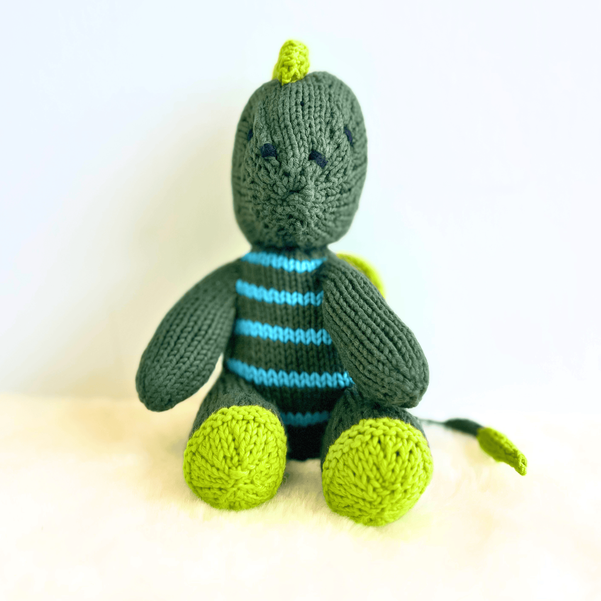 Baby Knit Buddy  | Gary the Green Dragon finn + emma