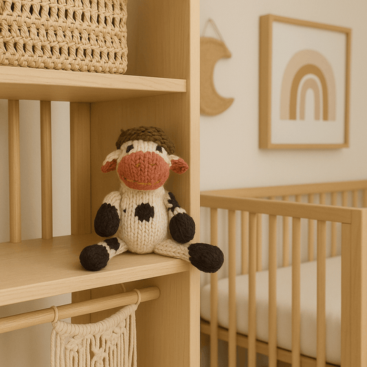 Baby Wool Knit Buddy  | Willa the Cow finn + emma