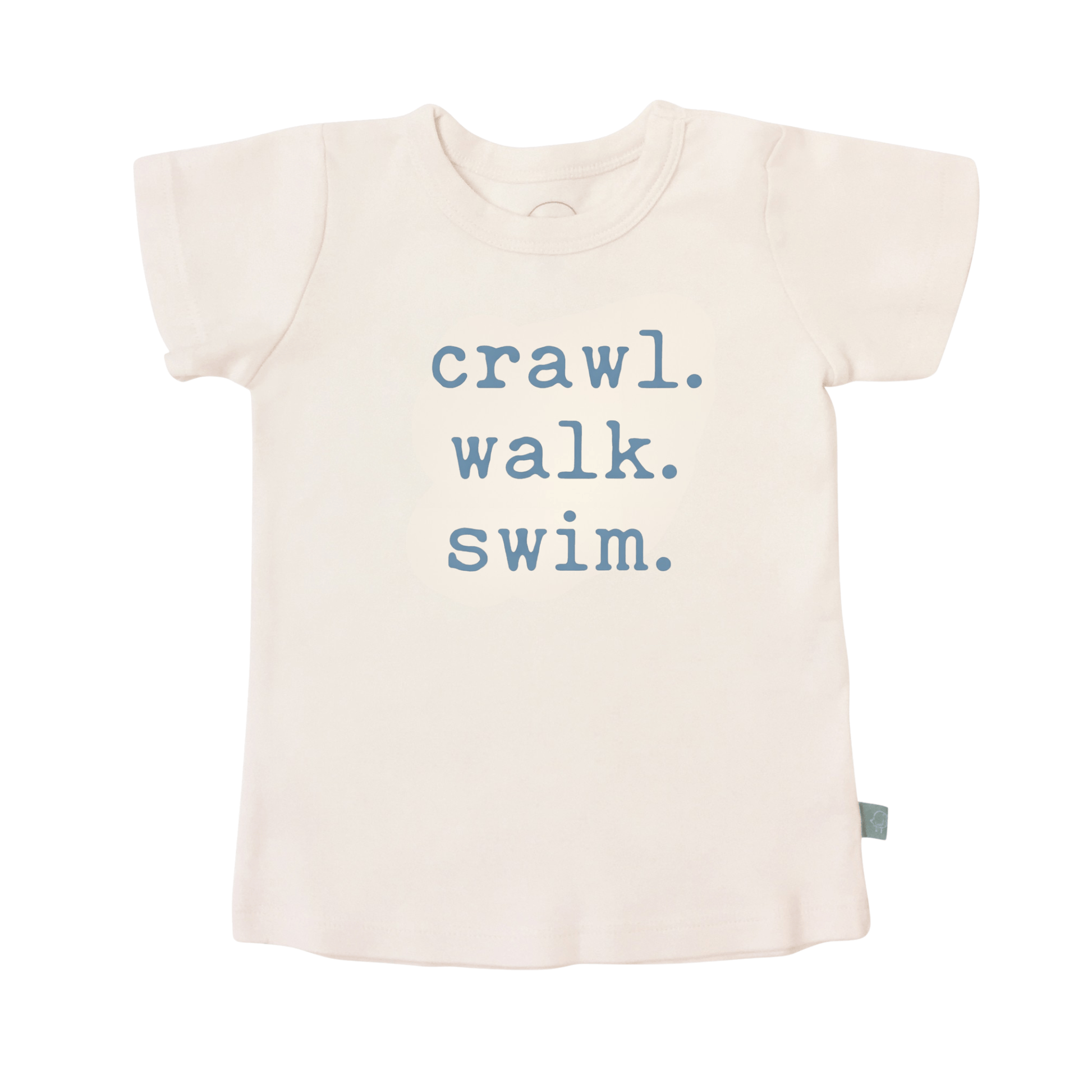 Baby graphic tee | crawl walk swim finn + emma