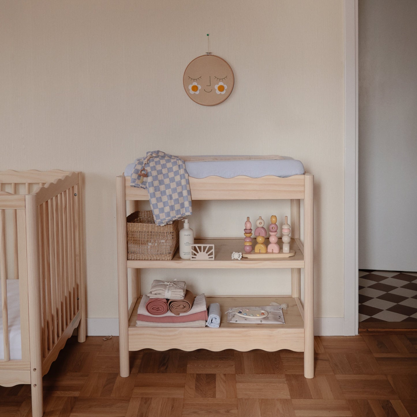 Baby Organic Cotton Muslin Swaddle Blanket Mushie