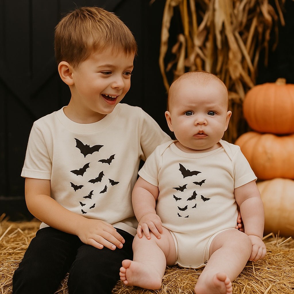 Baby graphic tee | bats finn + emma