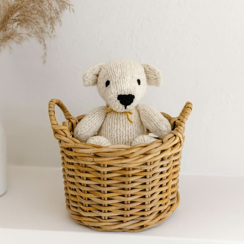 Baby Wool Knit Buddy  | Vee the Cream Bear finn + emma