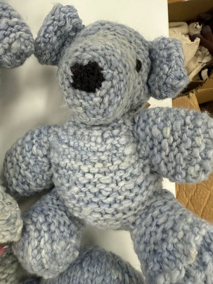 Baby Wool Knit Buddy  | Zee the Blue Bear finn + emma