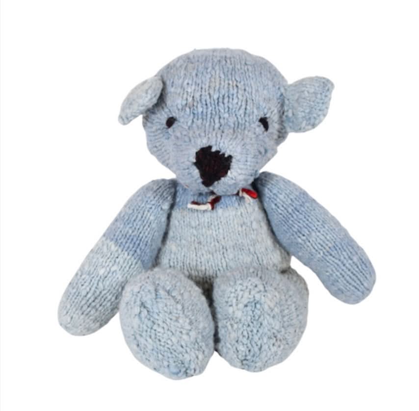 Baby Wool Knit Buddy  | Zee the Blue Bear finn + emma