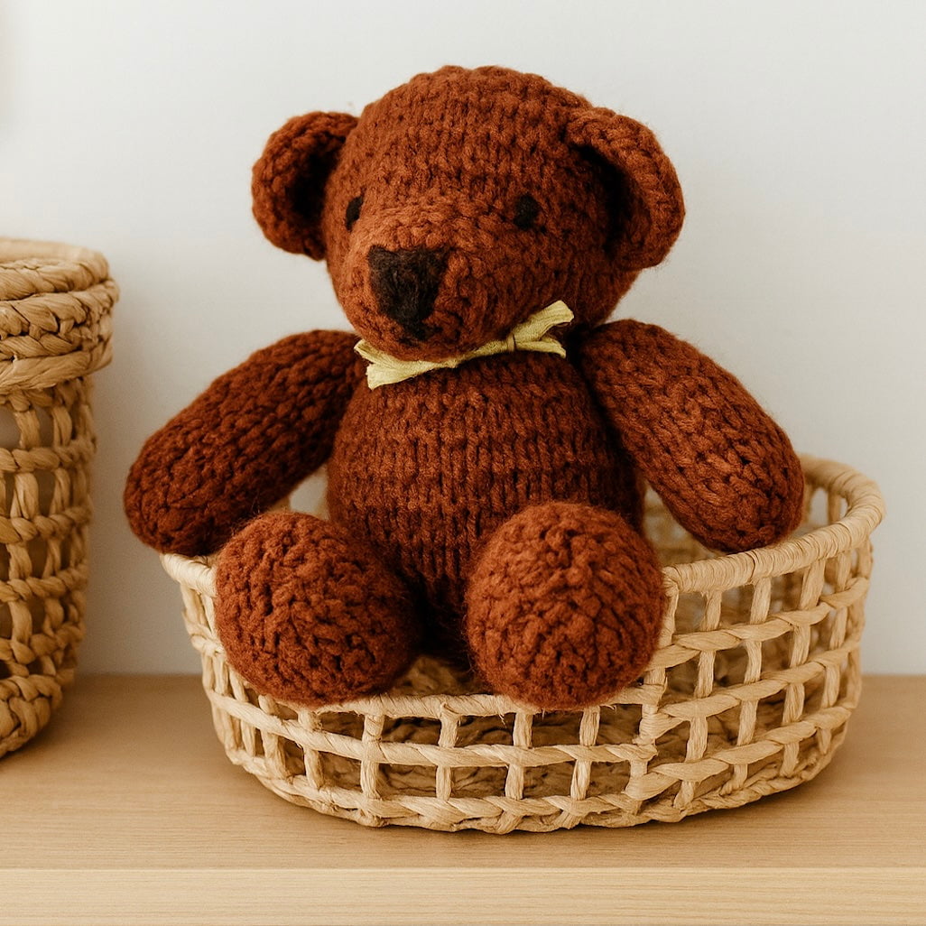 Baby Wool Knit Buddy  | Bree the Brown Bear finn + emma