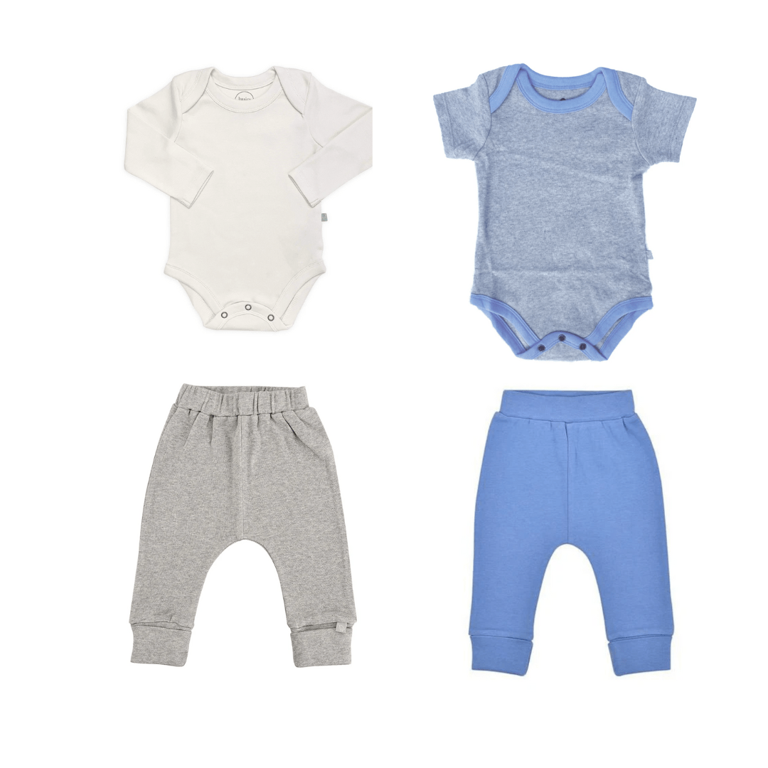 Baby colorblock gift set | periwinkle finn + emma