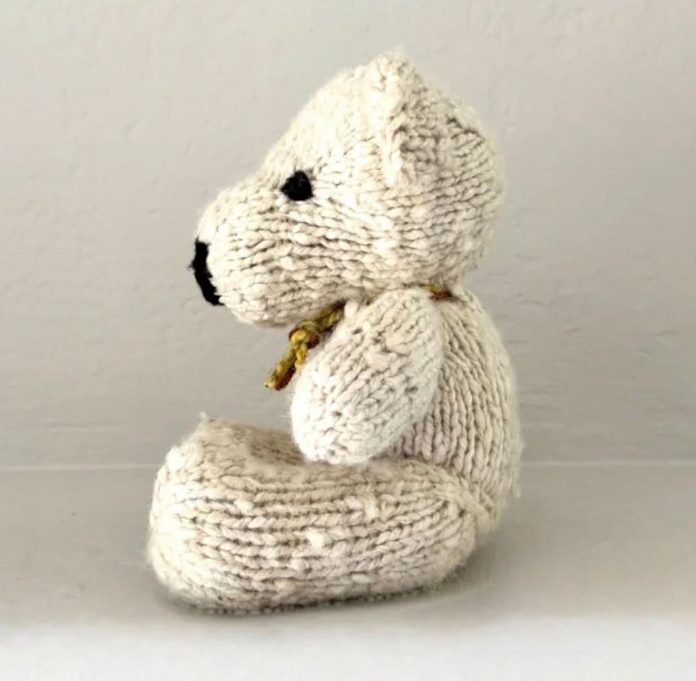 Baby Wool Knit Buddy  | Vee the Cream Bear finn + emma