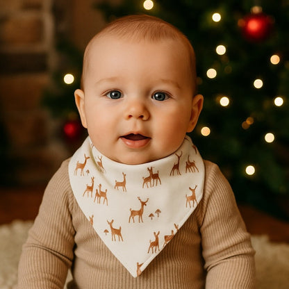 Baby kerchief bib | deer to my heart finn + emma