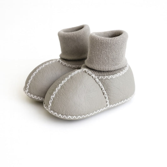 Baby » cozy booties | Dove Grey (100% off) Finn + Emma