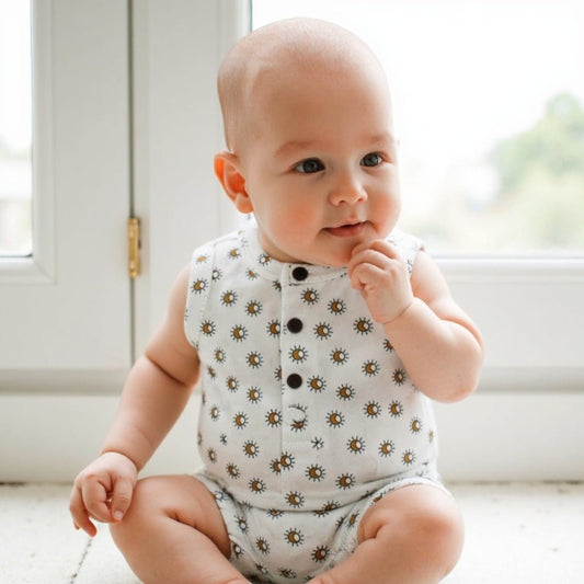 Baby tank romper | sun finn + emma