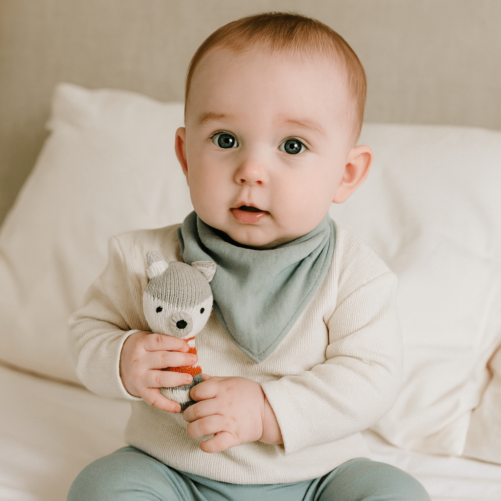 Baby mini rattle | finley the fox finn + emma