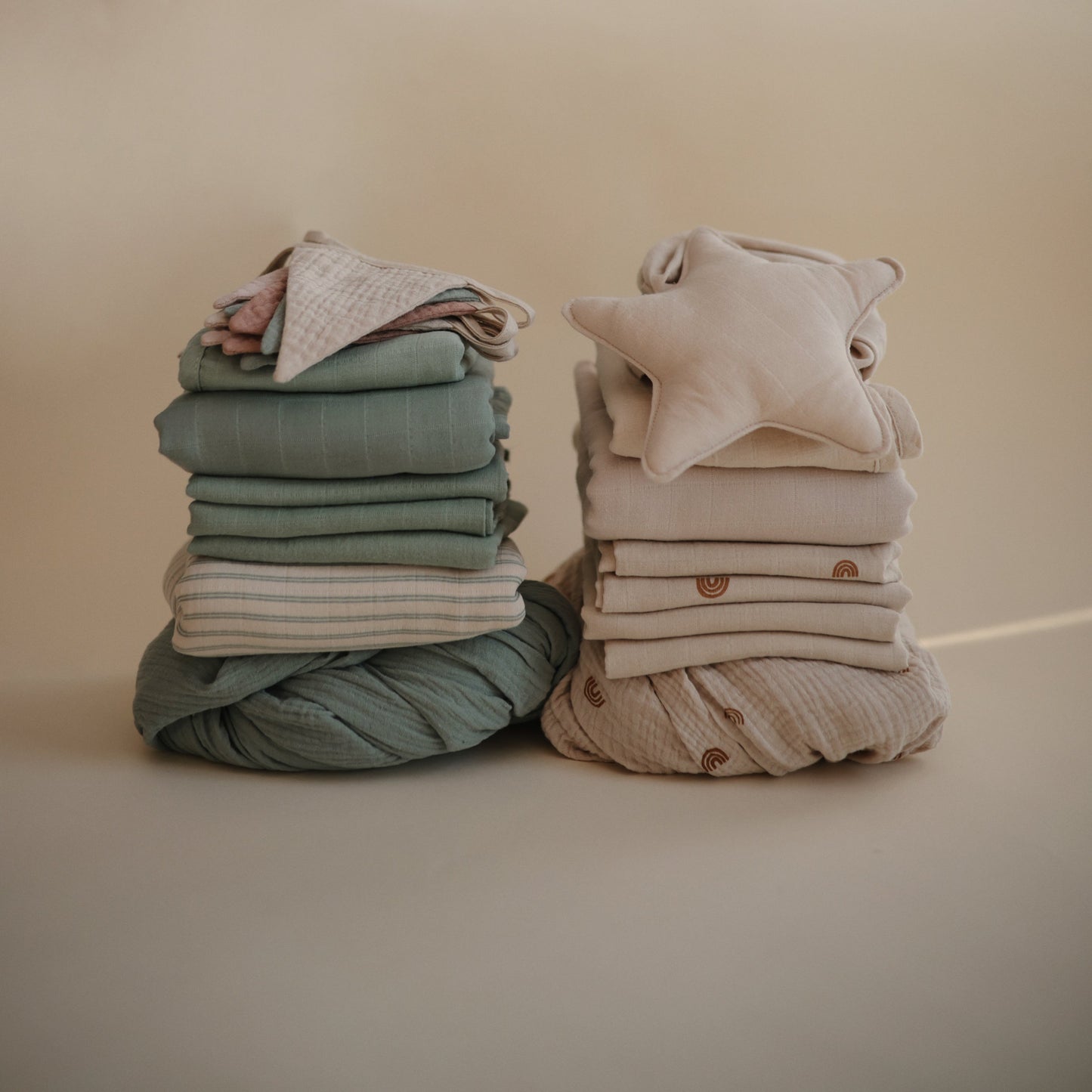 Baby Organic Cotton Muslin Cloths 3-Pack Mushie