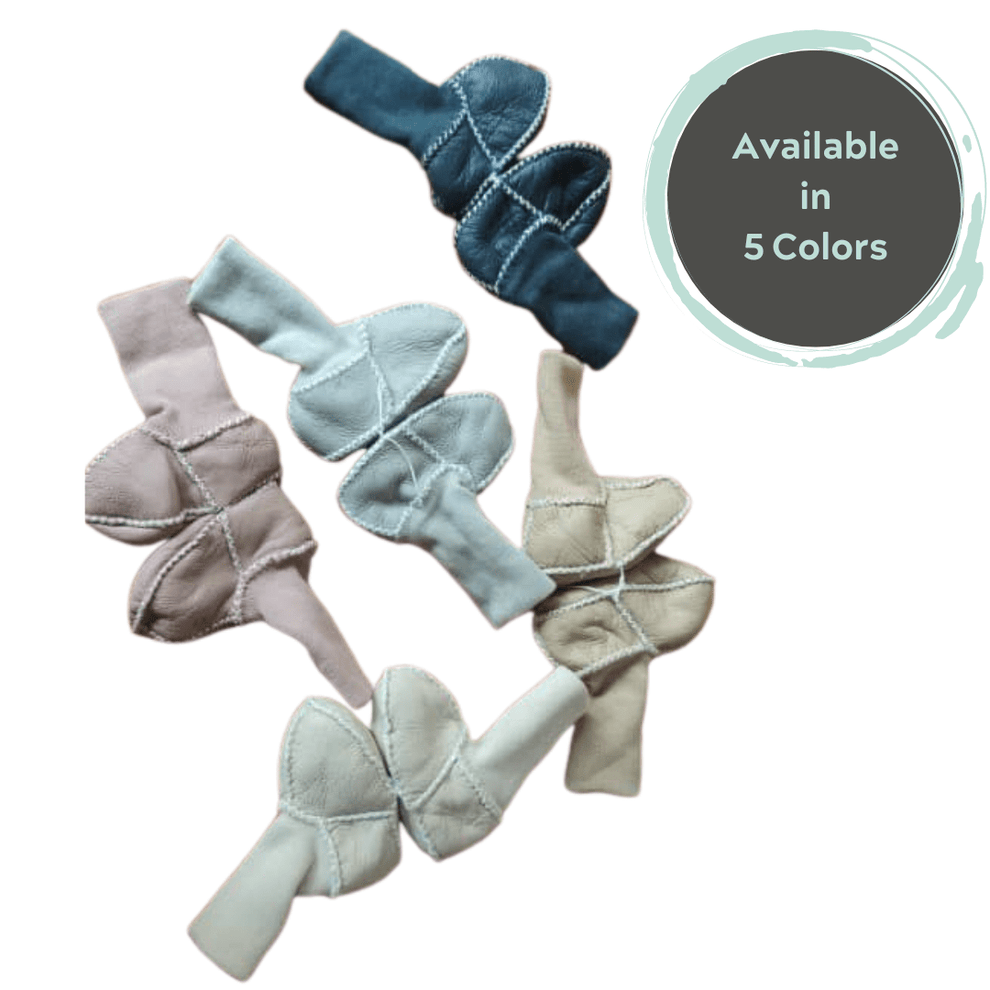 0-6 Mo. Emma & Fox Baby Booties - Petal