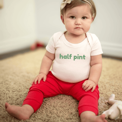 Baby graphic bodysuit | half pint finn + emma