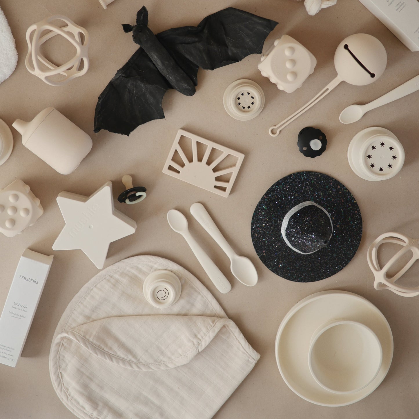 Baby Organic Cotton Muslin Burp Cloth 2-Pack Mushie