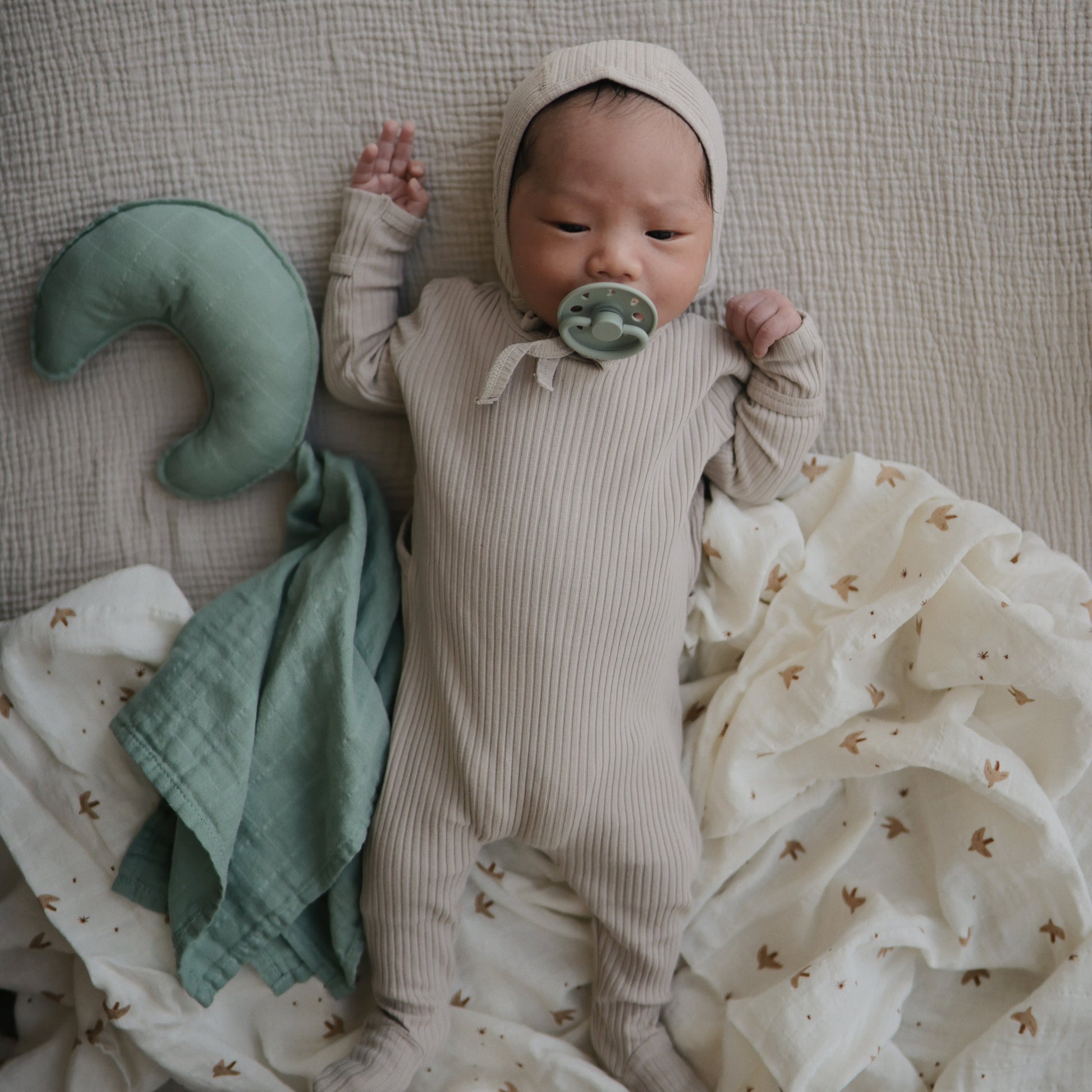 Baby Moon Lovey Blanket Mushie