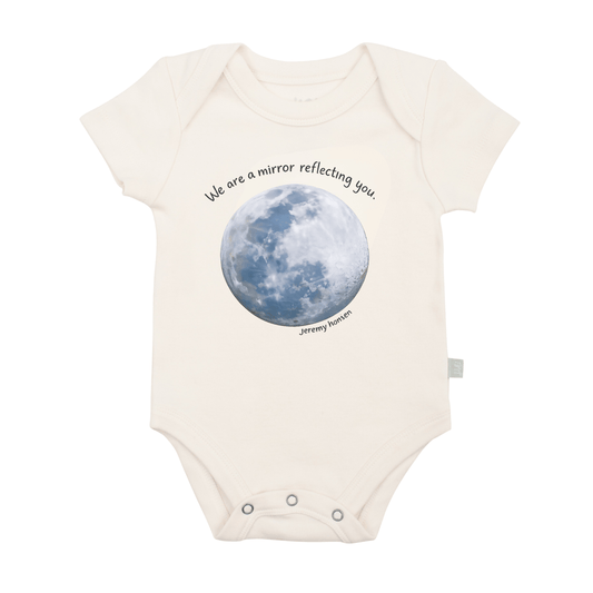 Baby graphic bodysuit |we are a mirror of you finn + emma