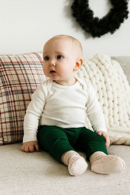 Baby comfy pant | evergreen finn + emma