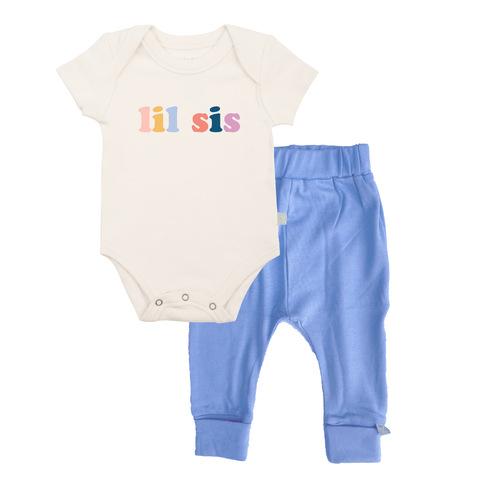 Baby gift set | lil sis periwinkle finn + emma