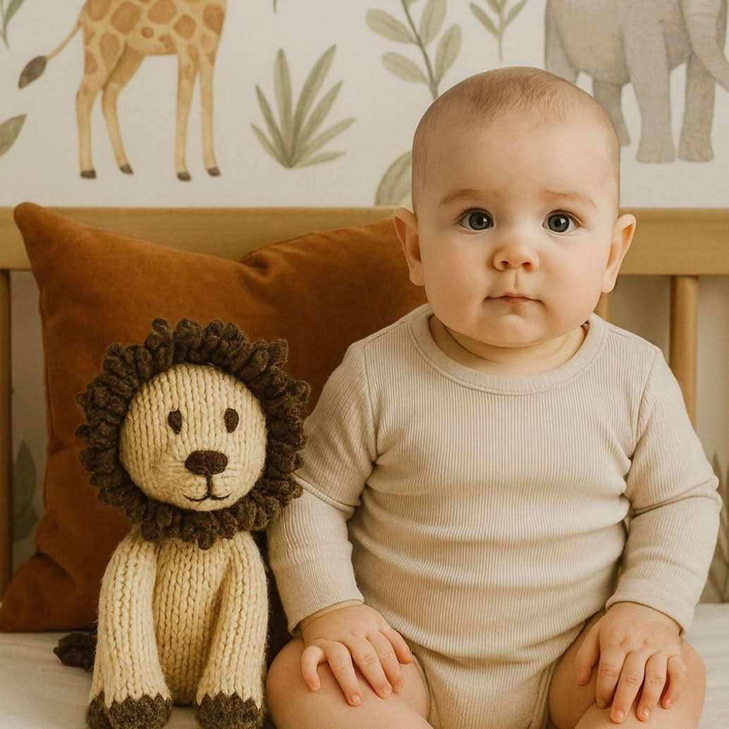 Baby Wool Knit Buddy  | Chester the Lion finn + emma