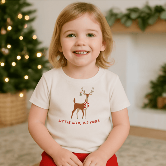 Baby graphic tee | little deer big cheer finn + emma