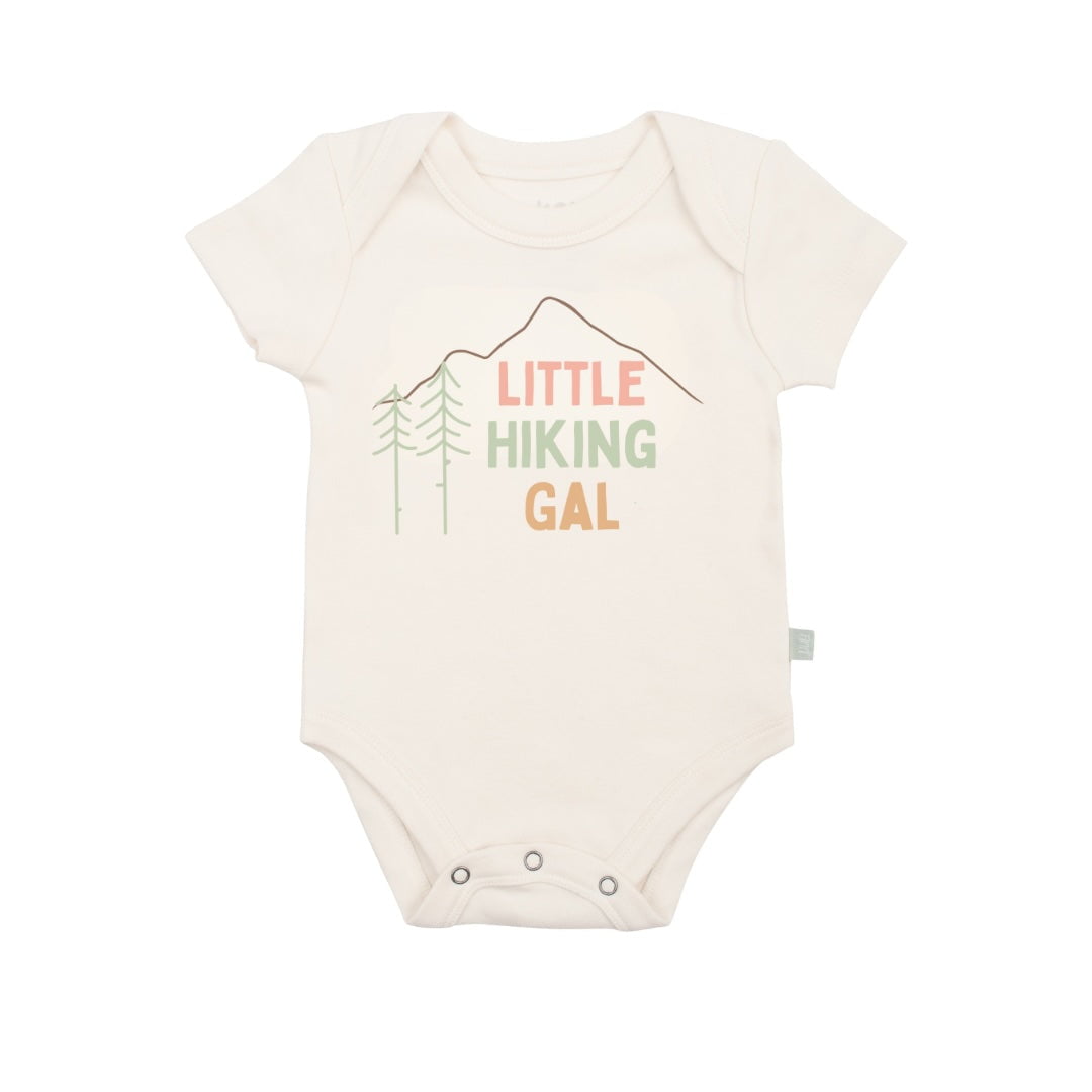 Baby graphic bodysuit | hiking gal finn + emma