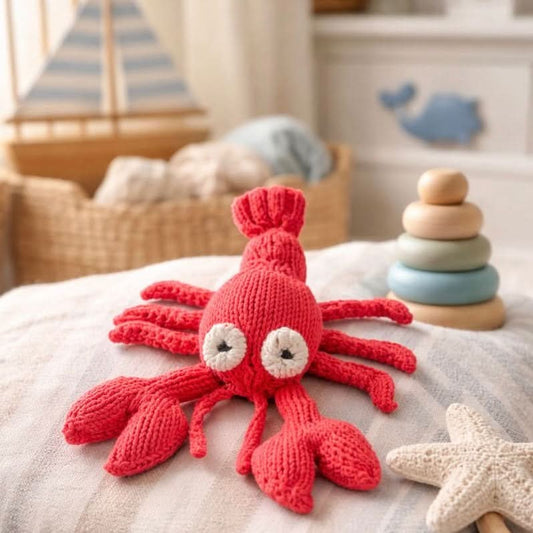 Baby Knit Buddy  | Louie the Lobster finn + emma