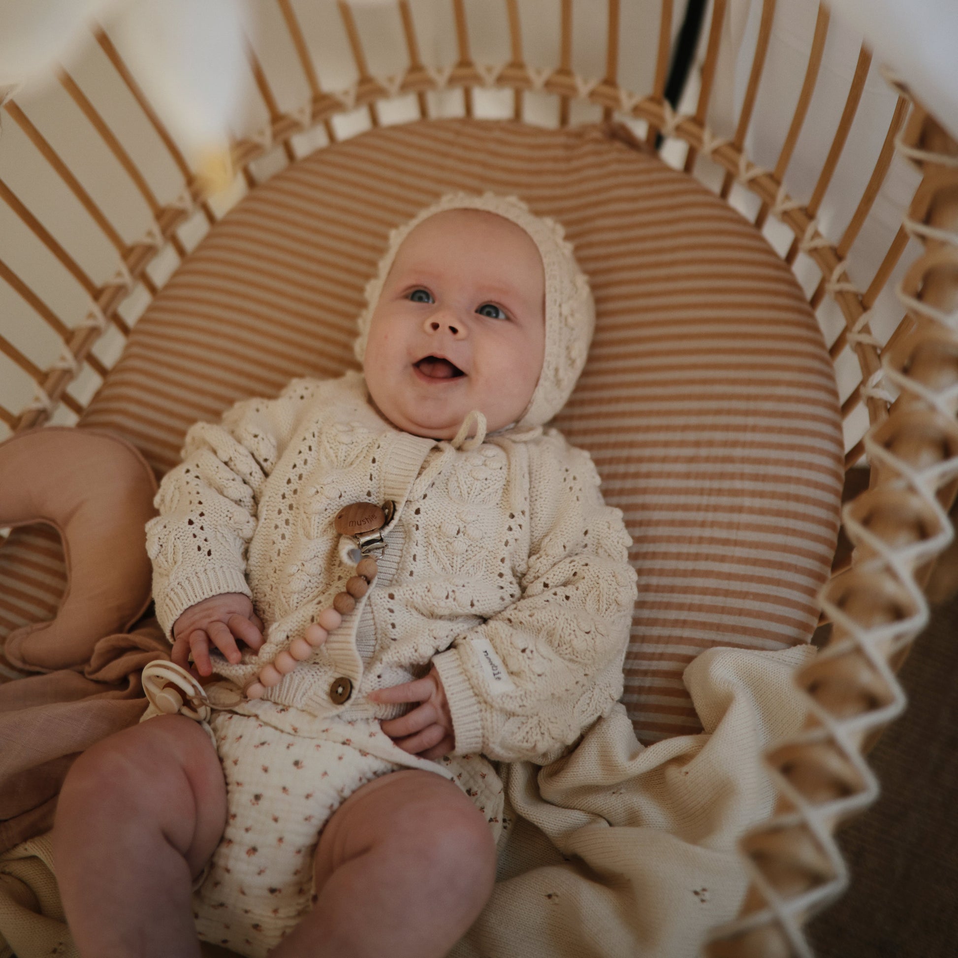 Baby Moon Lovey Blanket Mushie