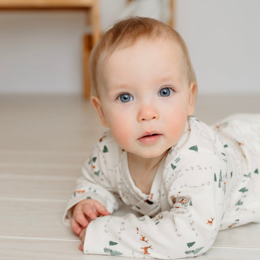 Baby long bodysuit | into the woods finn + emma