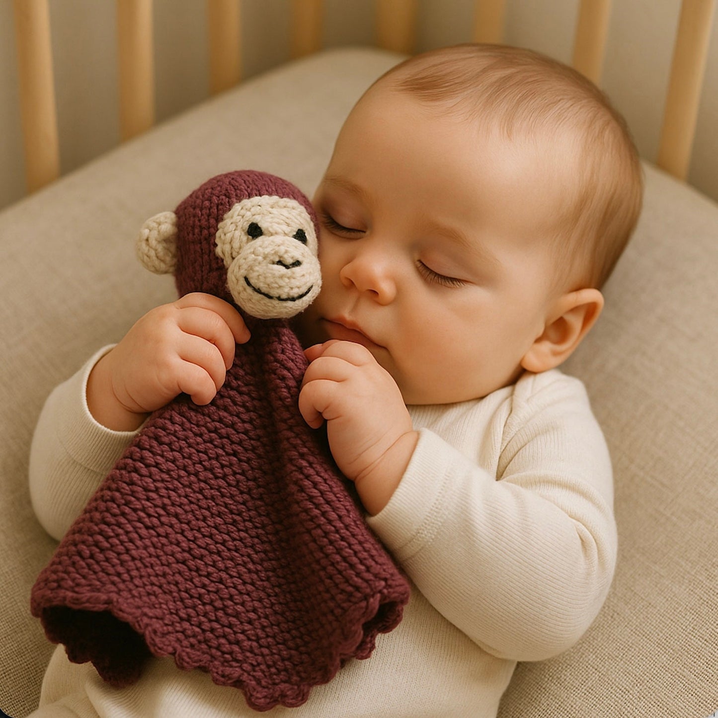 Baby knit lovie | Percy the Monkey finn + emma