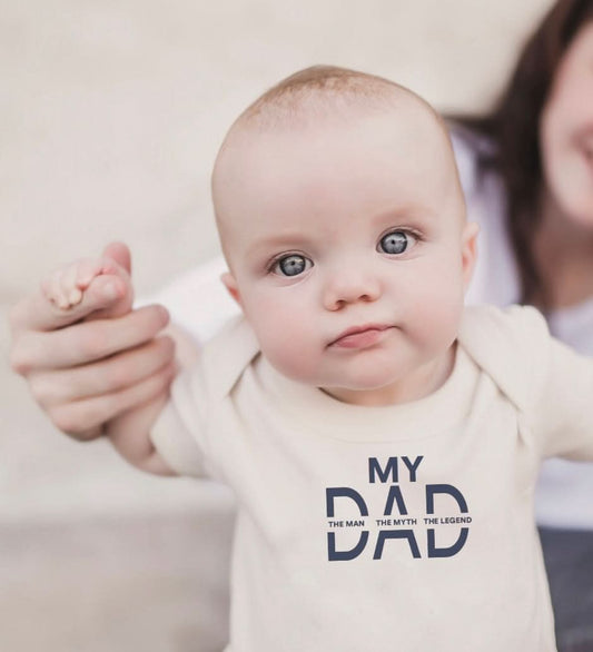 Baby graphic bodysuit | my dad finn + emma