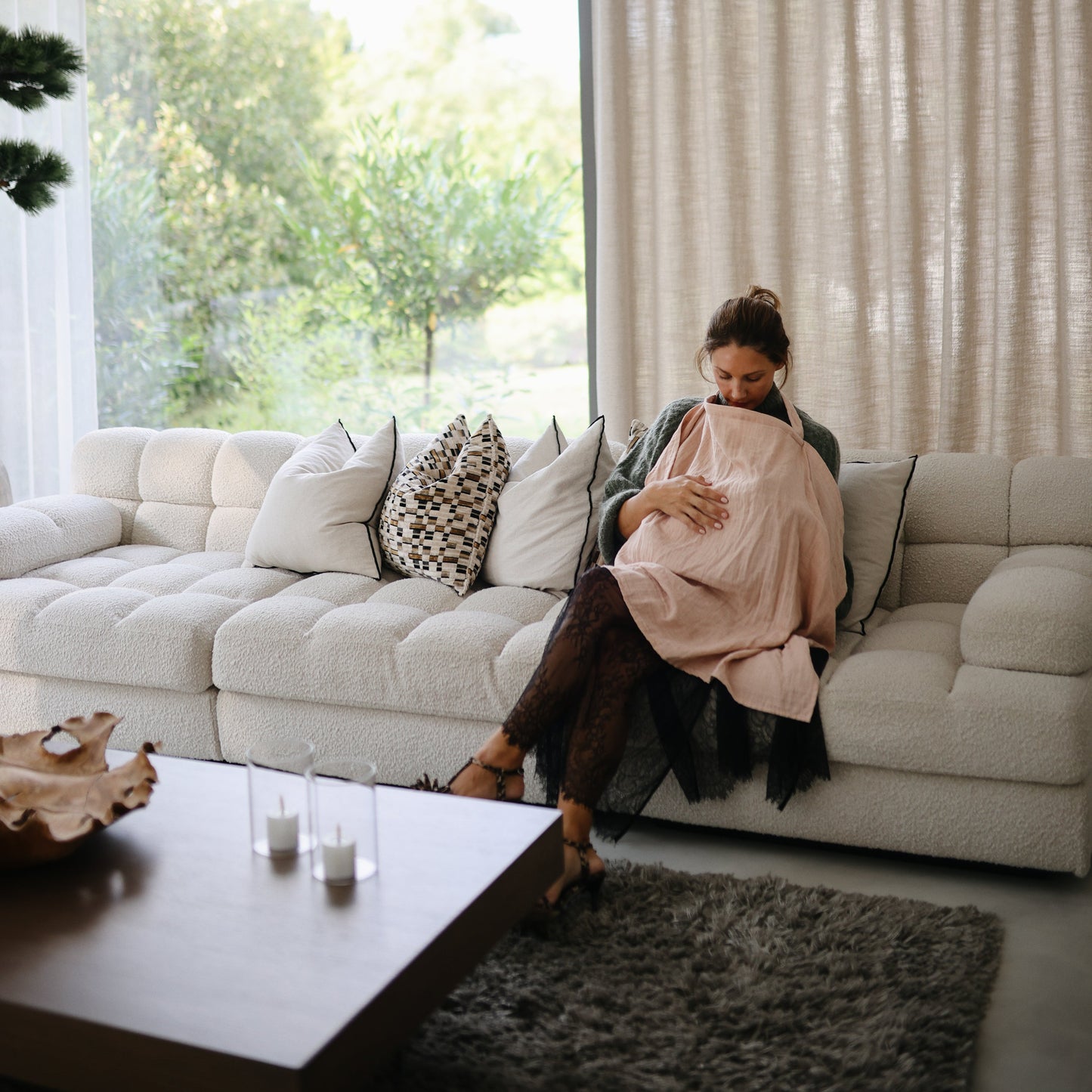 Baby Organic Muslin Nursing Cover Mushie