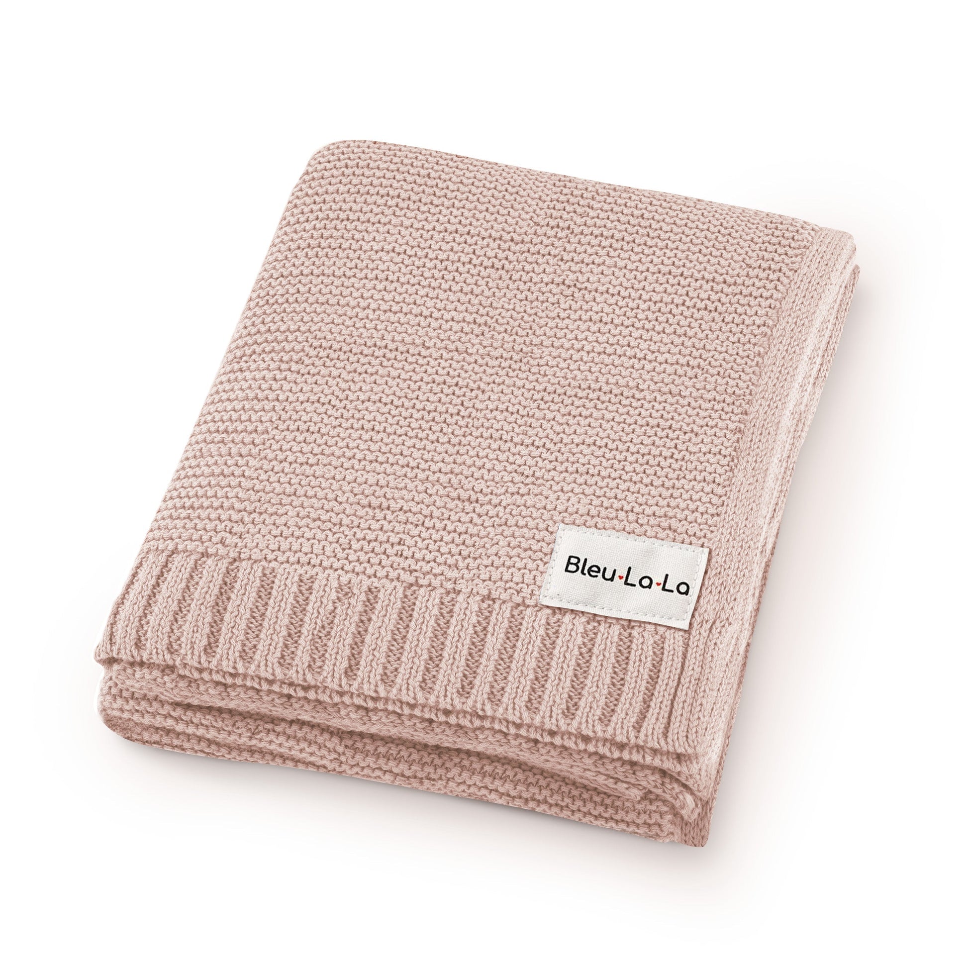 Baby Heritage Knit - 100% Organic Cotton Luxury Knit Baby Swaddle Bleu La La