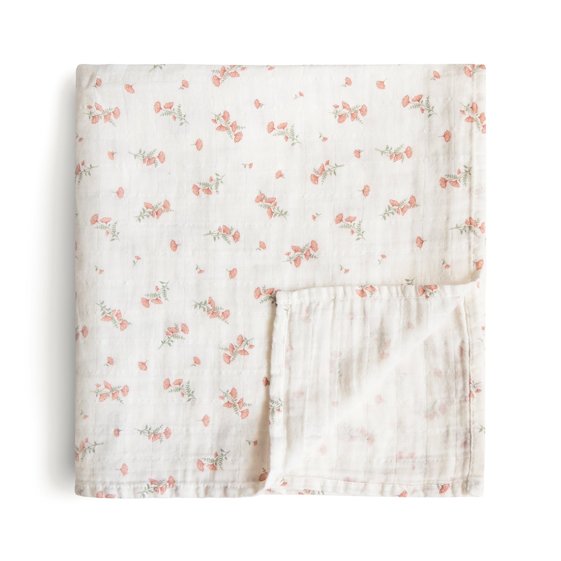 Baby Organic Cotton Muslin Swaddle Blanket Mushie