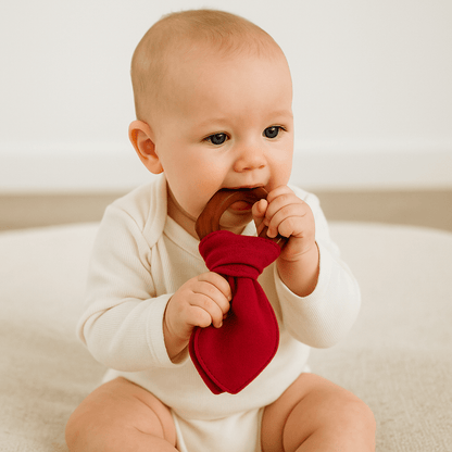 Baby teething ears | scarlet red finn + emma
