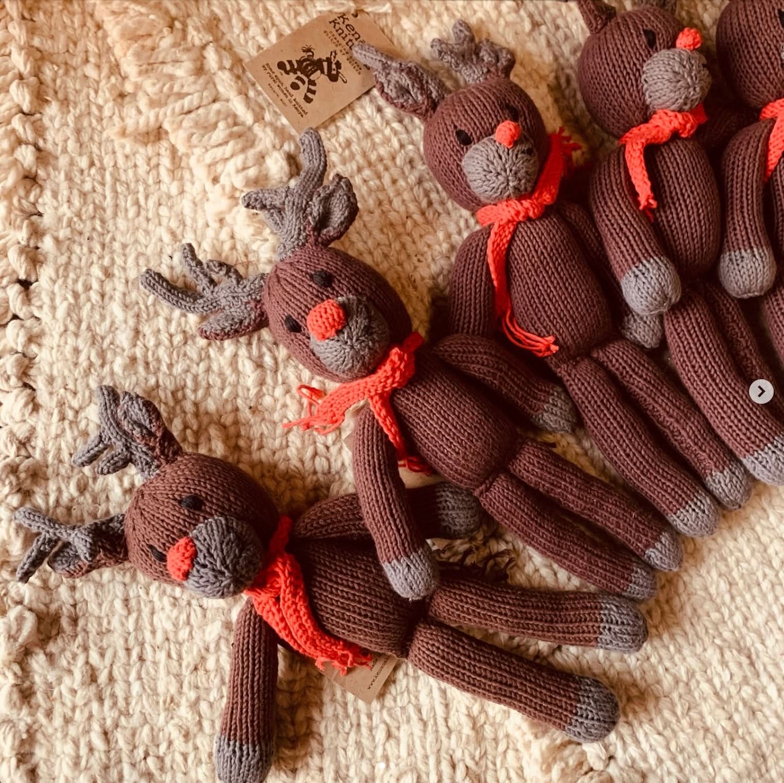 Baby Knit Buddy  | Juniper the Reindeer finn + emma