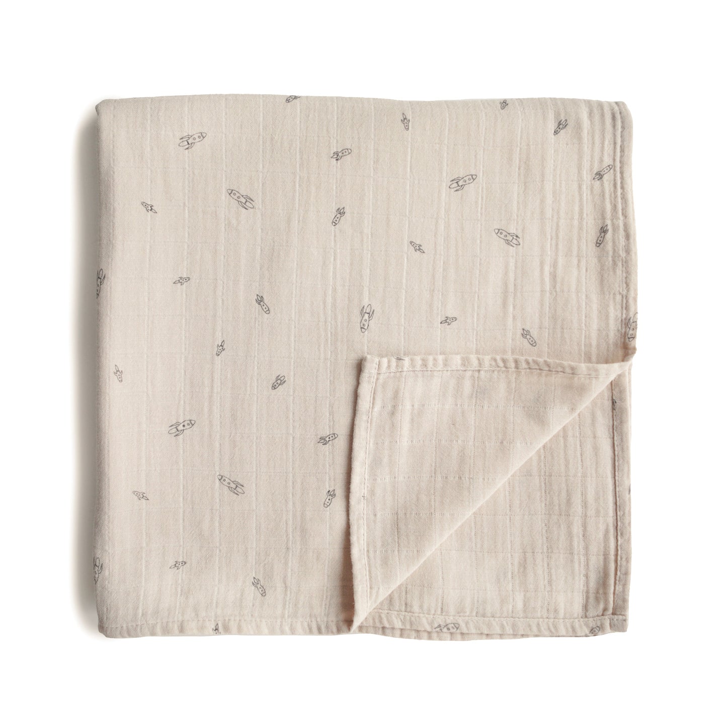 Baby Organic Cotton Muslin Swaddle Blanket Mushie