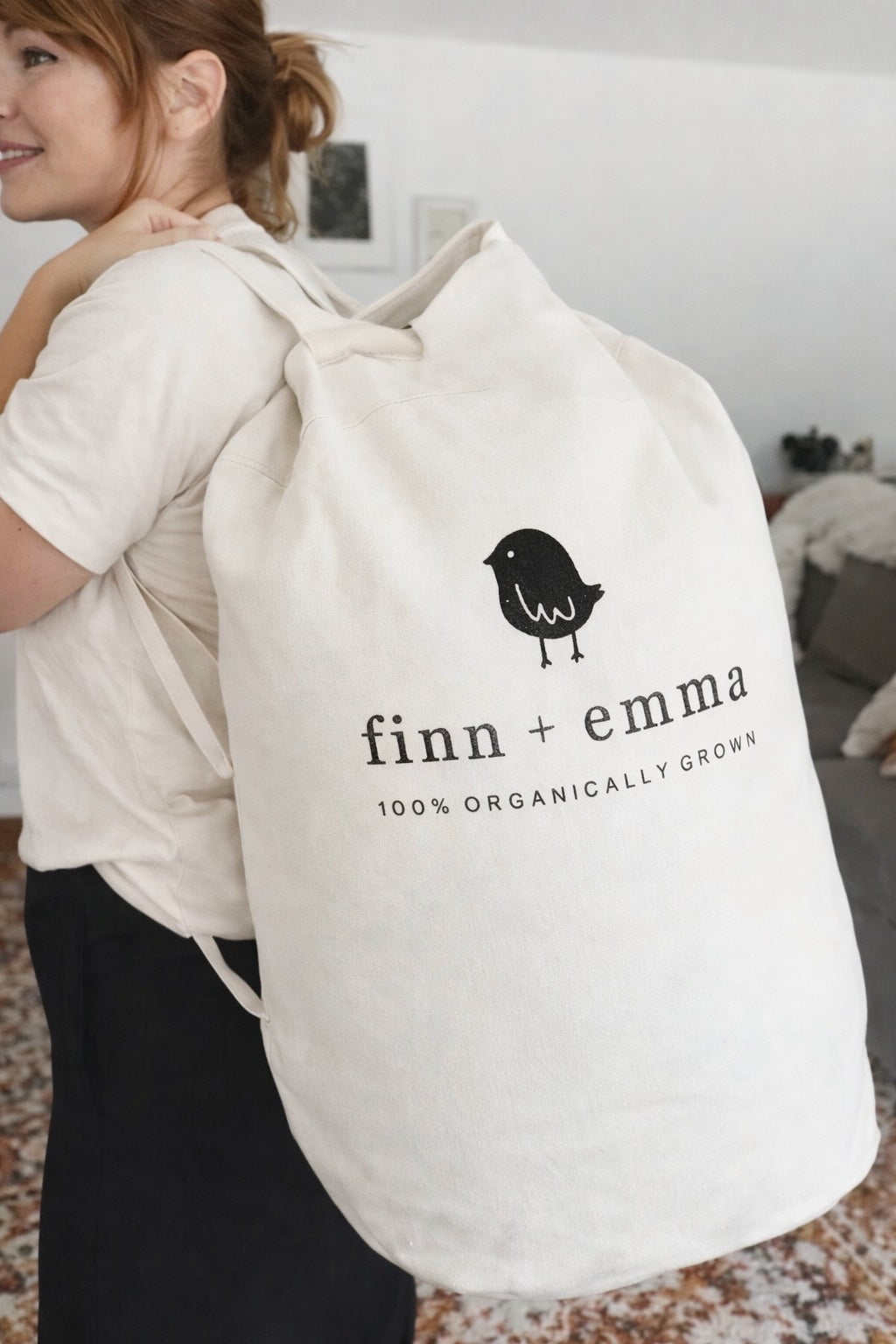 Baby Macrame Organic Round Play Mat Finn + Emma