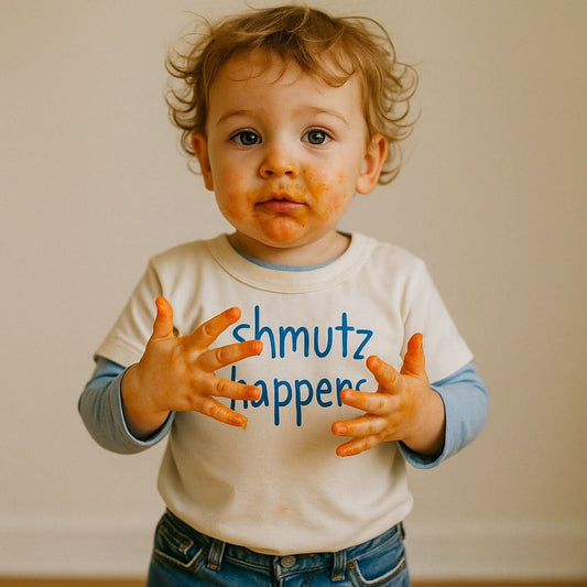 Baby graphic tee | schmutz happens finn + emma