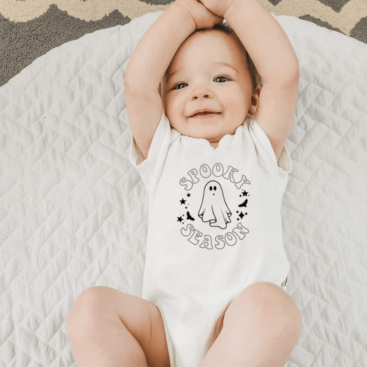 Baby graphic bodysuit | spooky season finn + emma