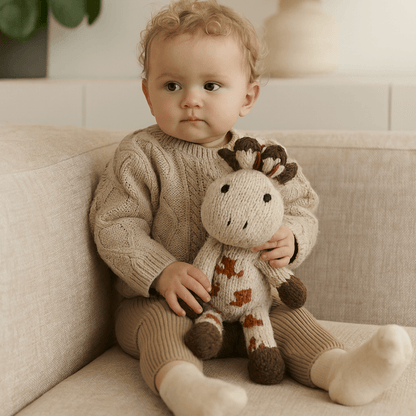 Baby Wool Knit Buddy  | Gerald the Giraffe finn + emma