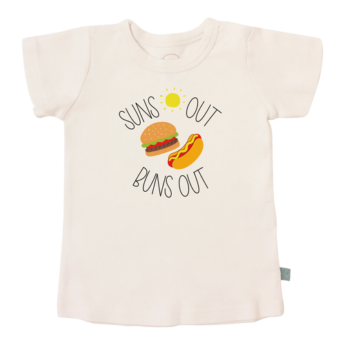 Baby graphic tee | suns out buns out finn + emma