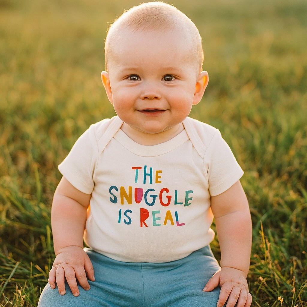 Baby graphic bodysuit | snuggle finn + emma