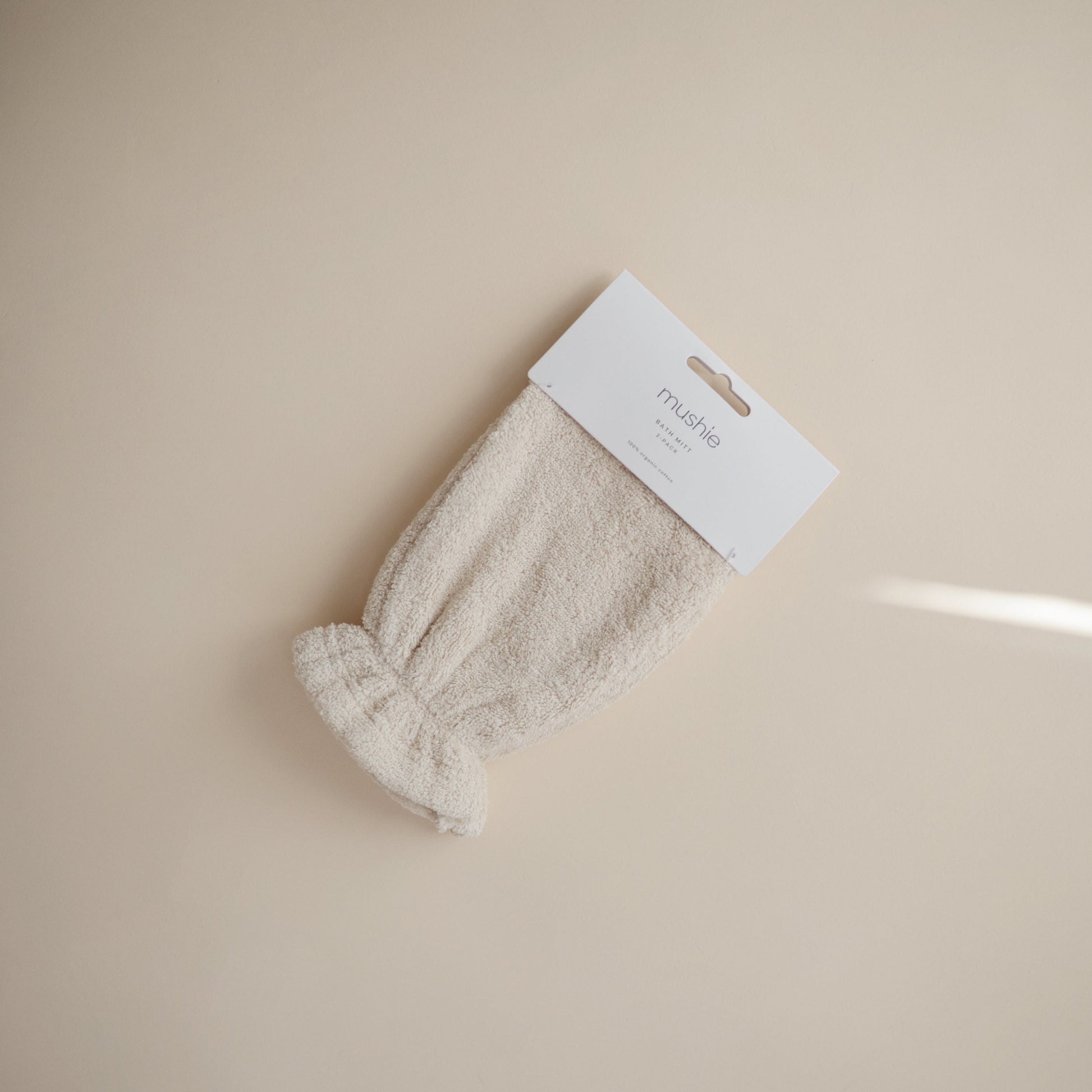 Baby Organic Cotton Bath Mitt Mushie