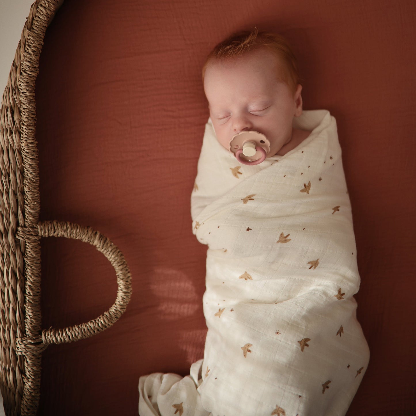 Baby Organic Cotton Muslin Swaddle Blanket Mushie