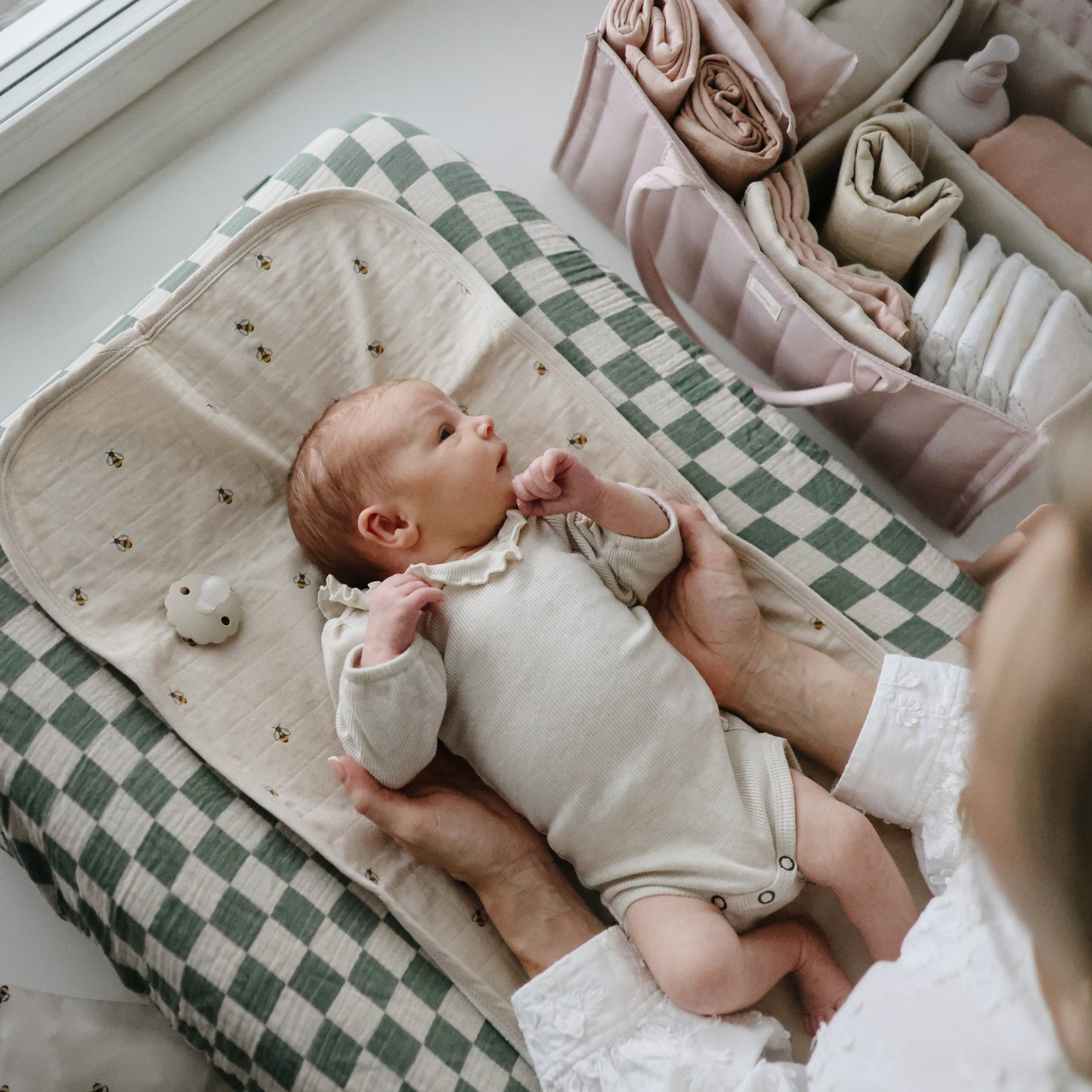 Baby Extra Soft Muslin Changing Pad Cover Mushie