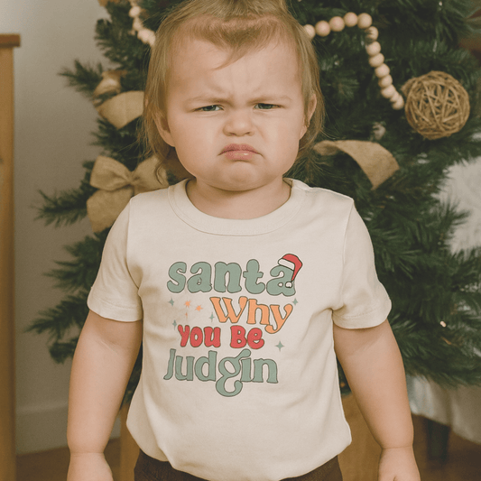 Baby graphic tee | you be judgin finn + emma